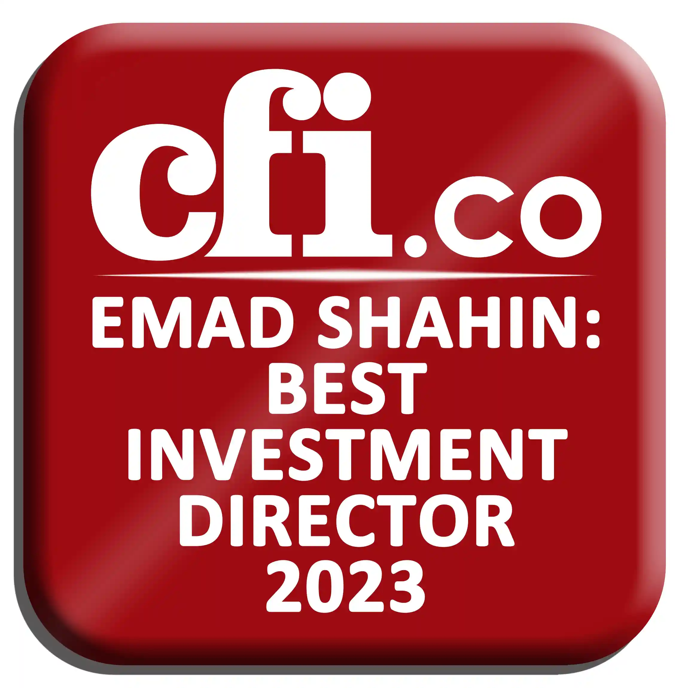 Emad Shahin: Best Investment Director 2023